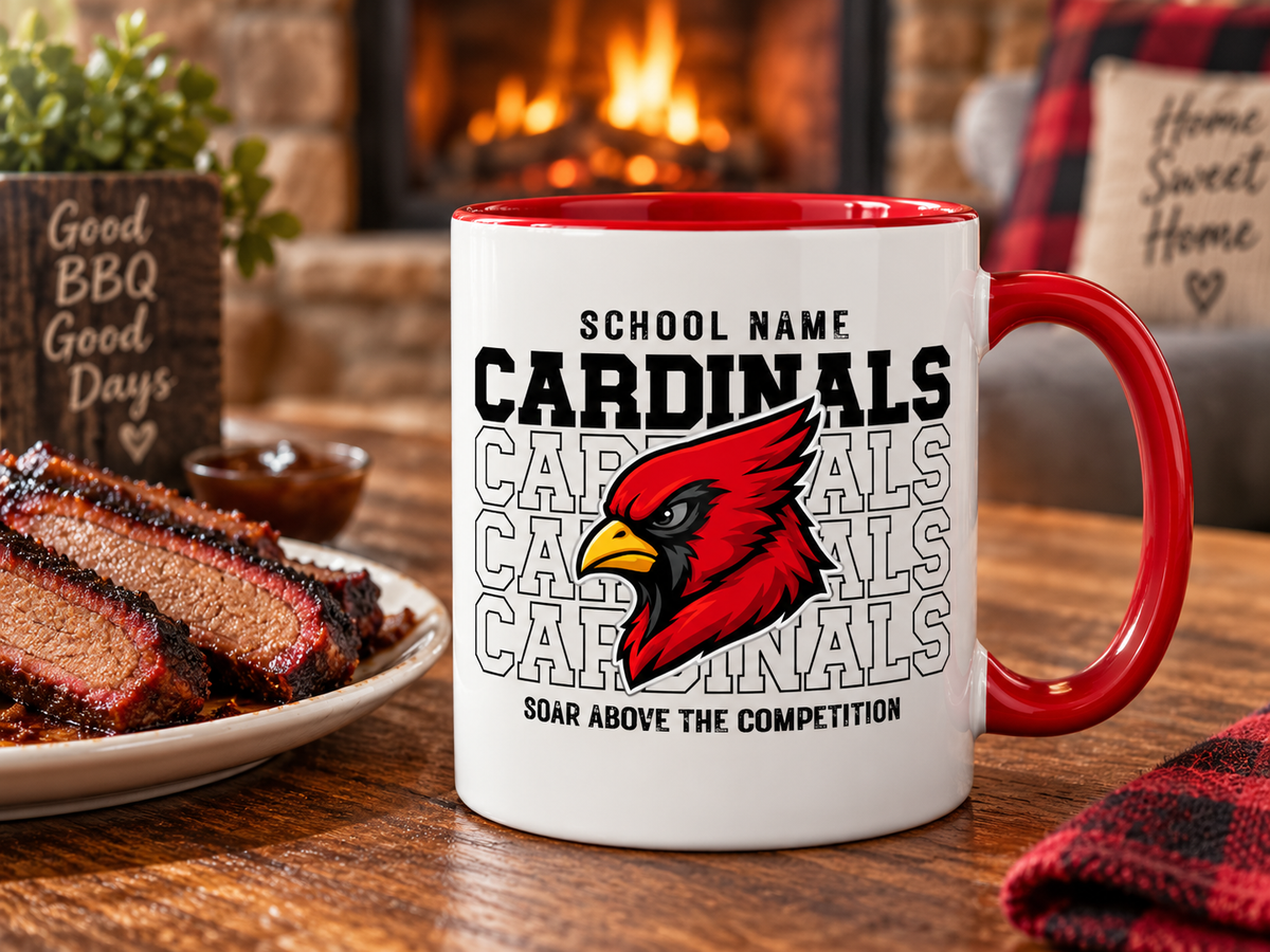 11 oz Coffee Mug with school Spirit