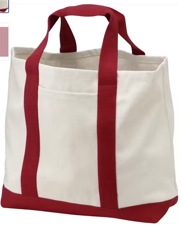 Port & Co. 2-Tone Shopping Tote
