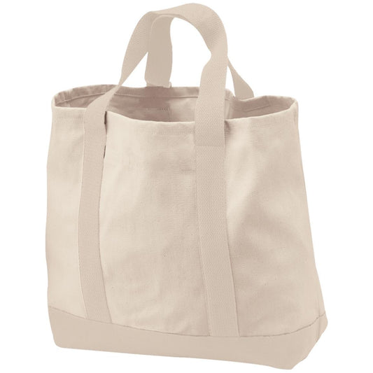 Port & Co. 2-Tone Shopping Tote