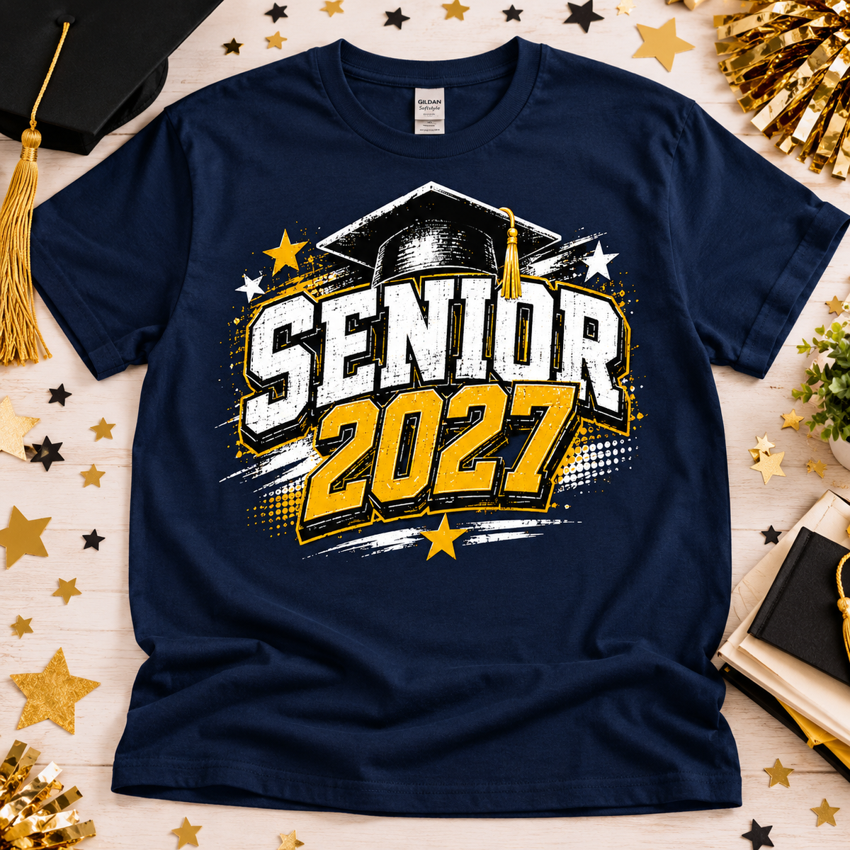 Senior 2027 Graduation Shirt – Varsity Style