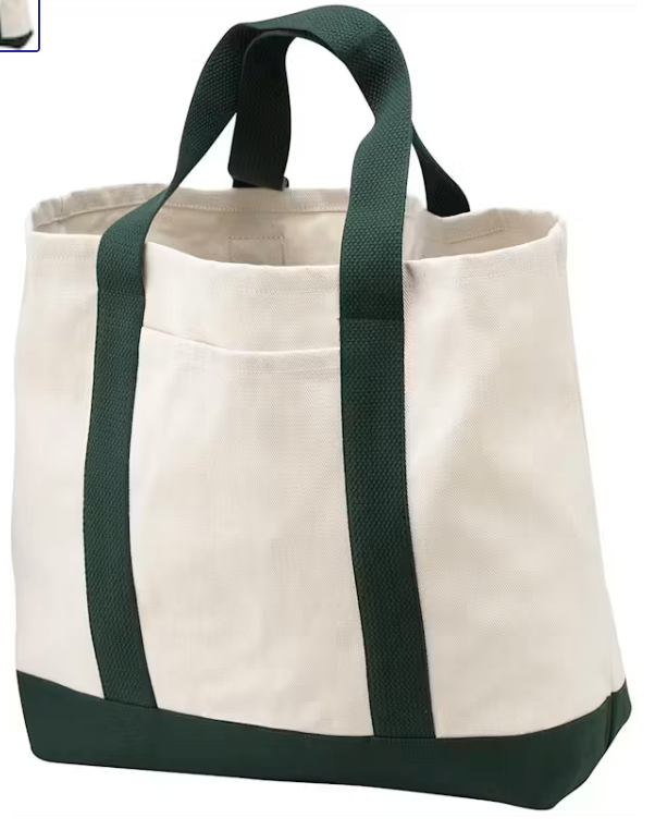 Port & Co. 2-Tone Shopping Tote
