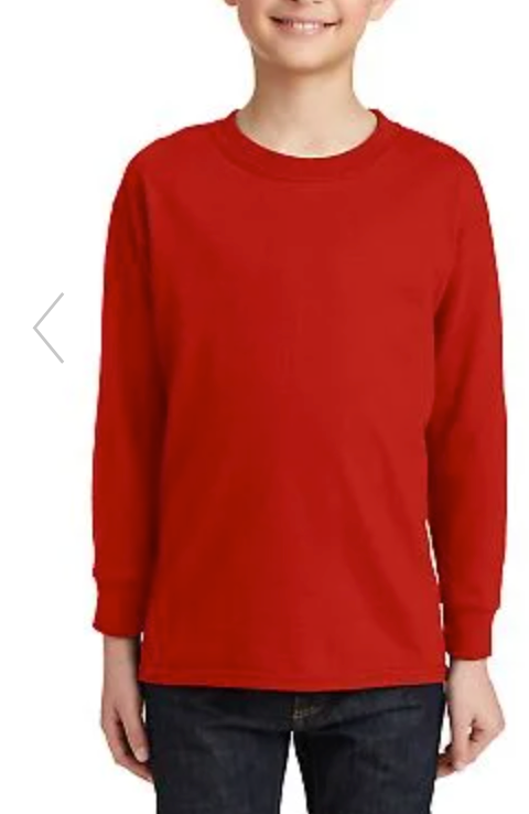 Gildan Youth Heavy Cotton Long Sleeve T-Shirt