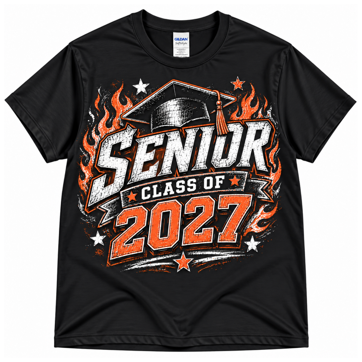 Senior Class of 2027 Graduation Shirt – Flame