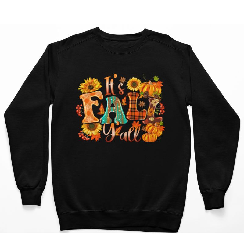 It's Fall Y'all" Sweatshirt - Perfect for Autumn Days