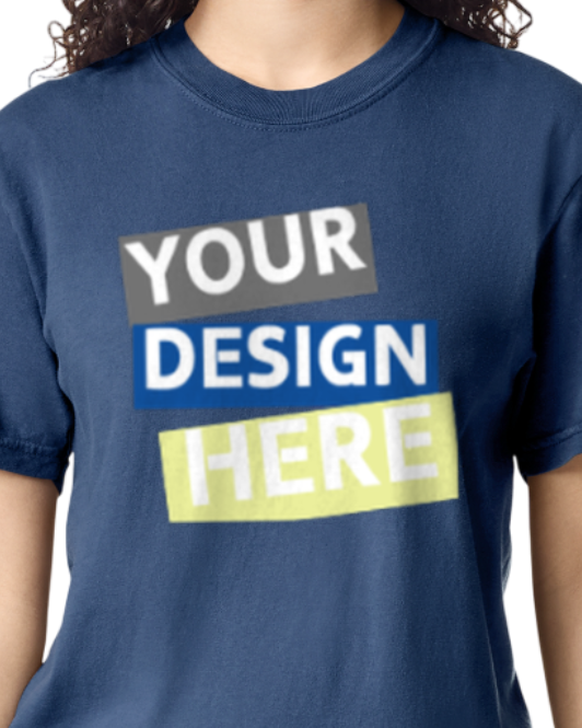 Adult Comfort Colors Tshirt-Personalize a Tshirt with your Logo, Graphic or text for men or women