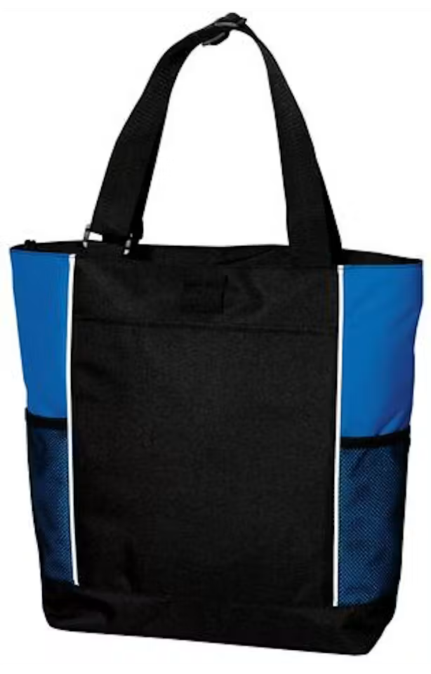 Port Authority Colorblock Zipper Tote Bag