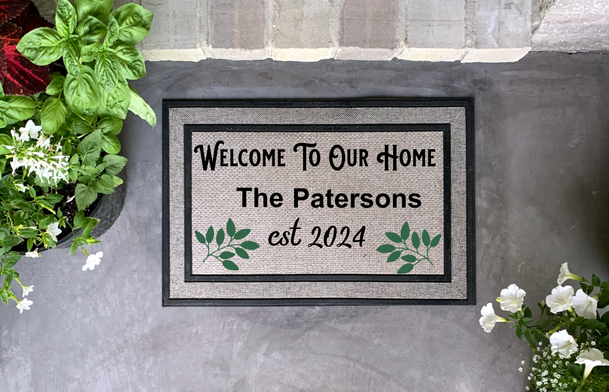 Personalized Welcome Doormat
