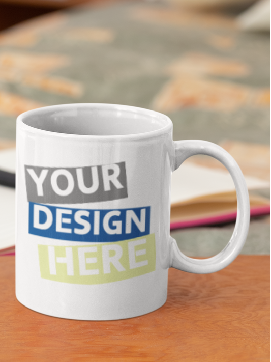 15 oz. Custom Ceramic Mug- Perfect for a gift for any season or promotional product
