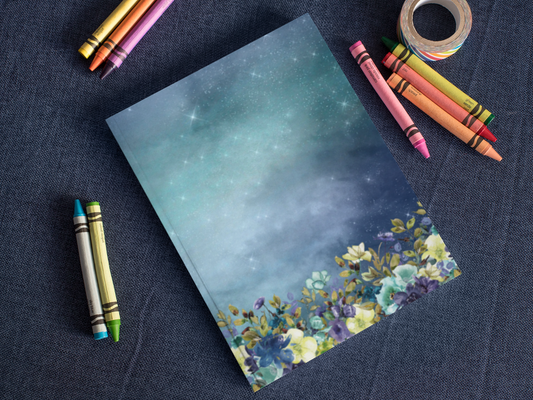 Elegant Floral Hardcover Journal