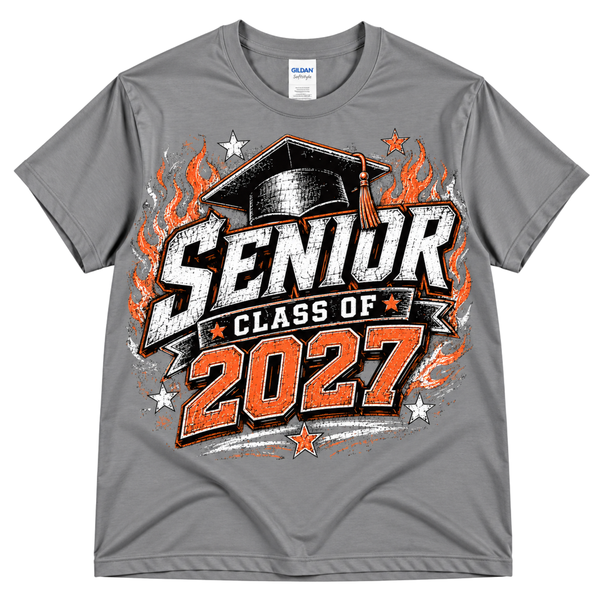 Senior Class of 2027 Graduation Shirt – Flame