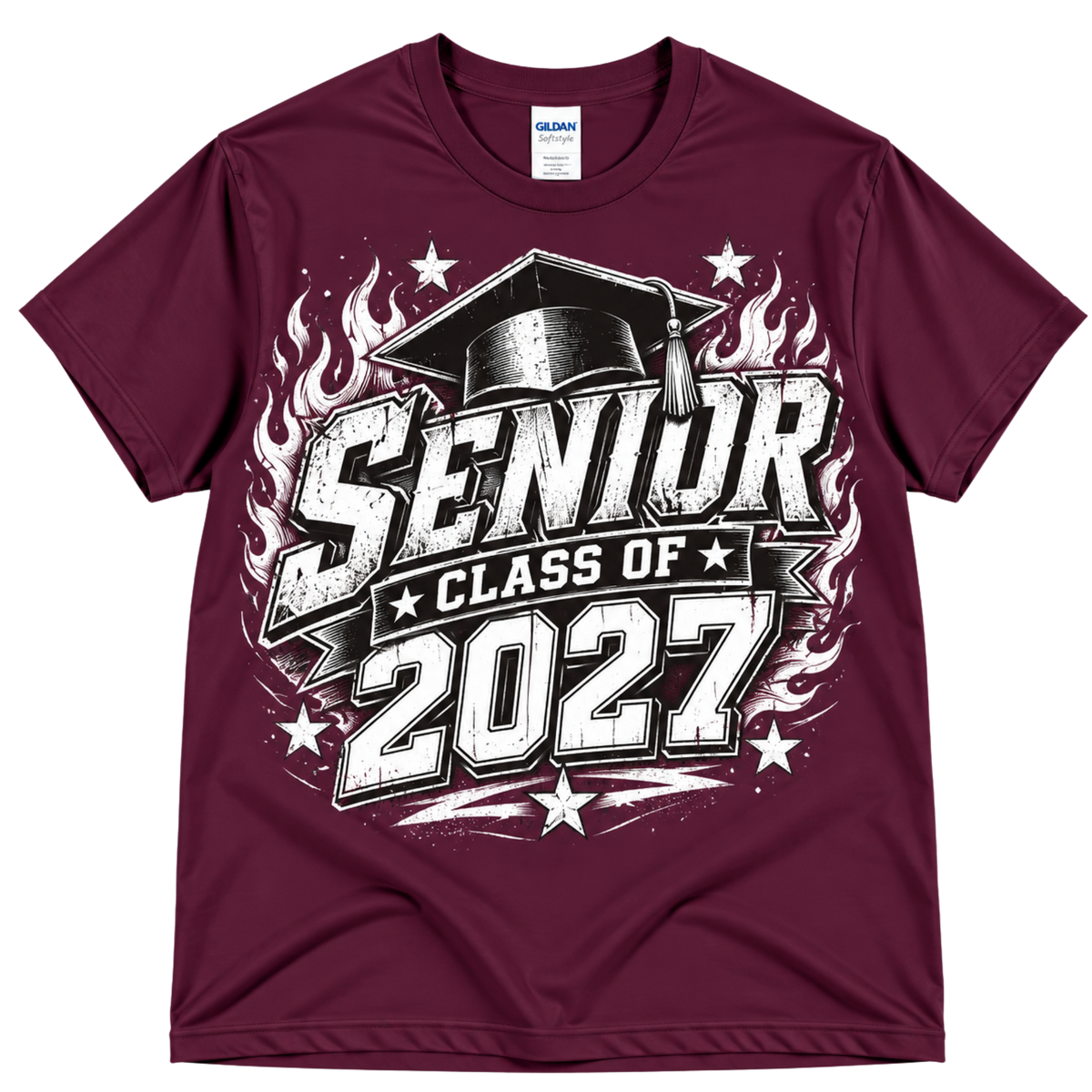 Senior Class of 2027 Graduation Shirt – Flame