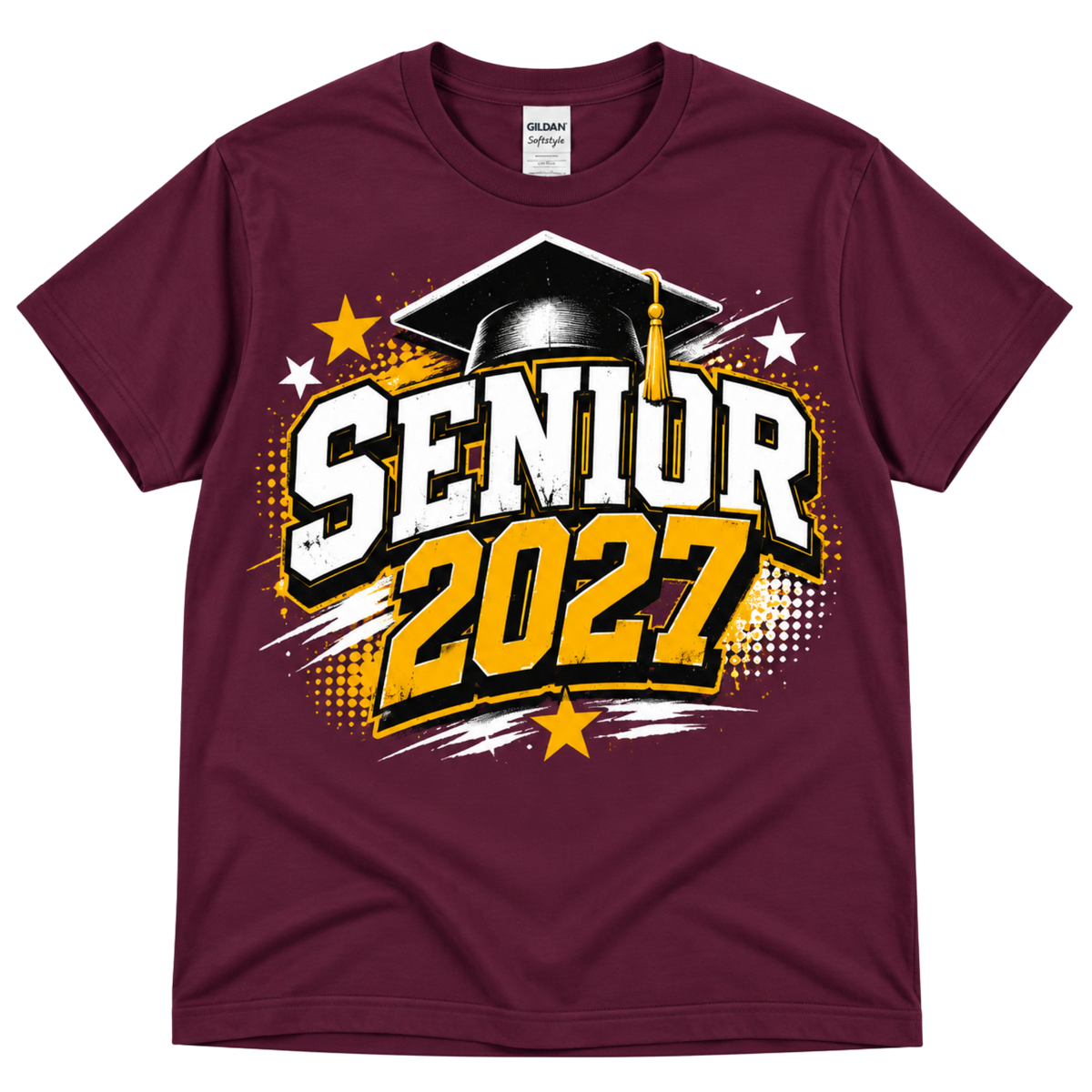 Senior 2027 Graduation Shirt – Varsity Style