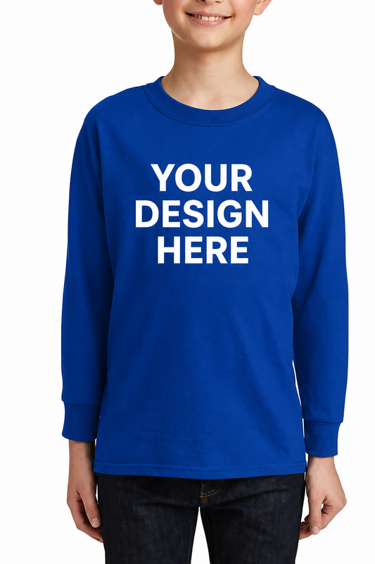 Gildan Youth Heavy Cotton Long Sleeve T-Shirt