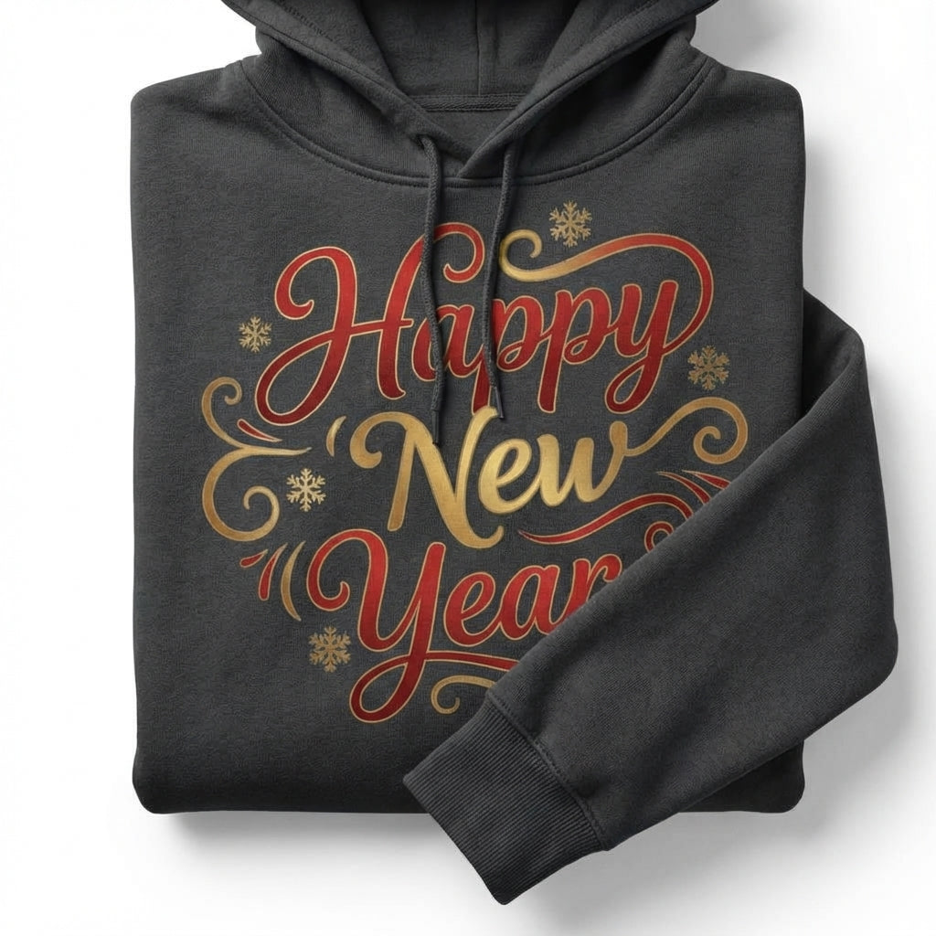 Ring in the New Year in Style! Cozy & Festive Happy New Year Hoodie