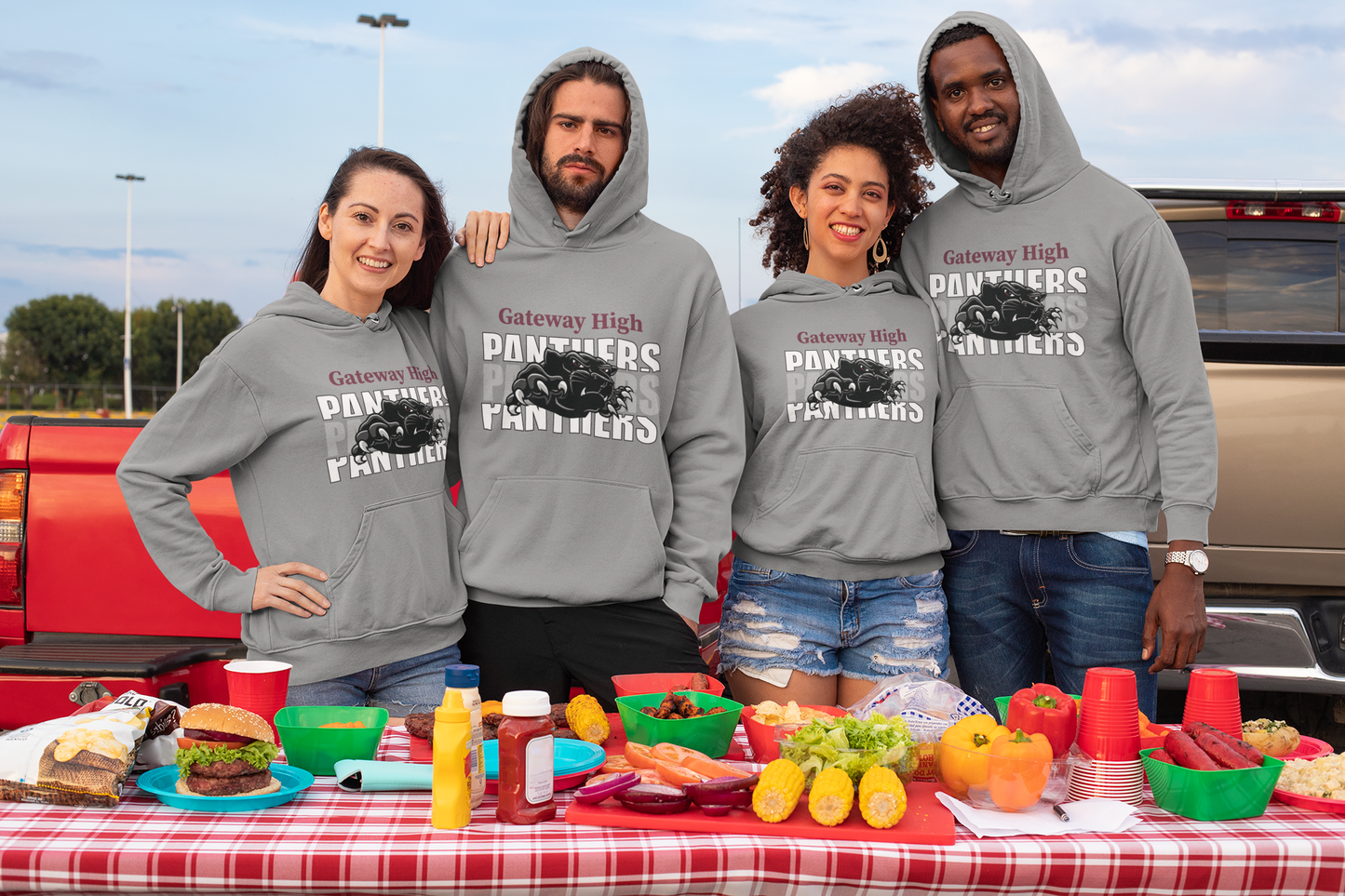 Football  school pride sweatshirt or Hoodie
