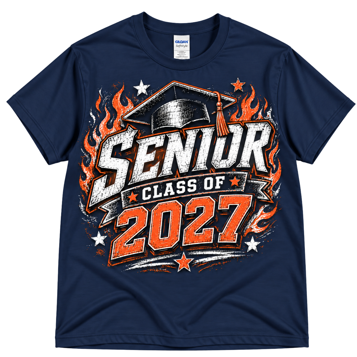 Senior Class of 2027 Graduation Shirt – Flame