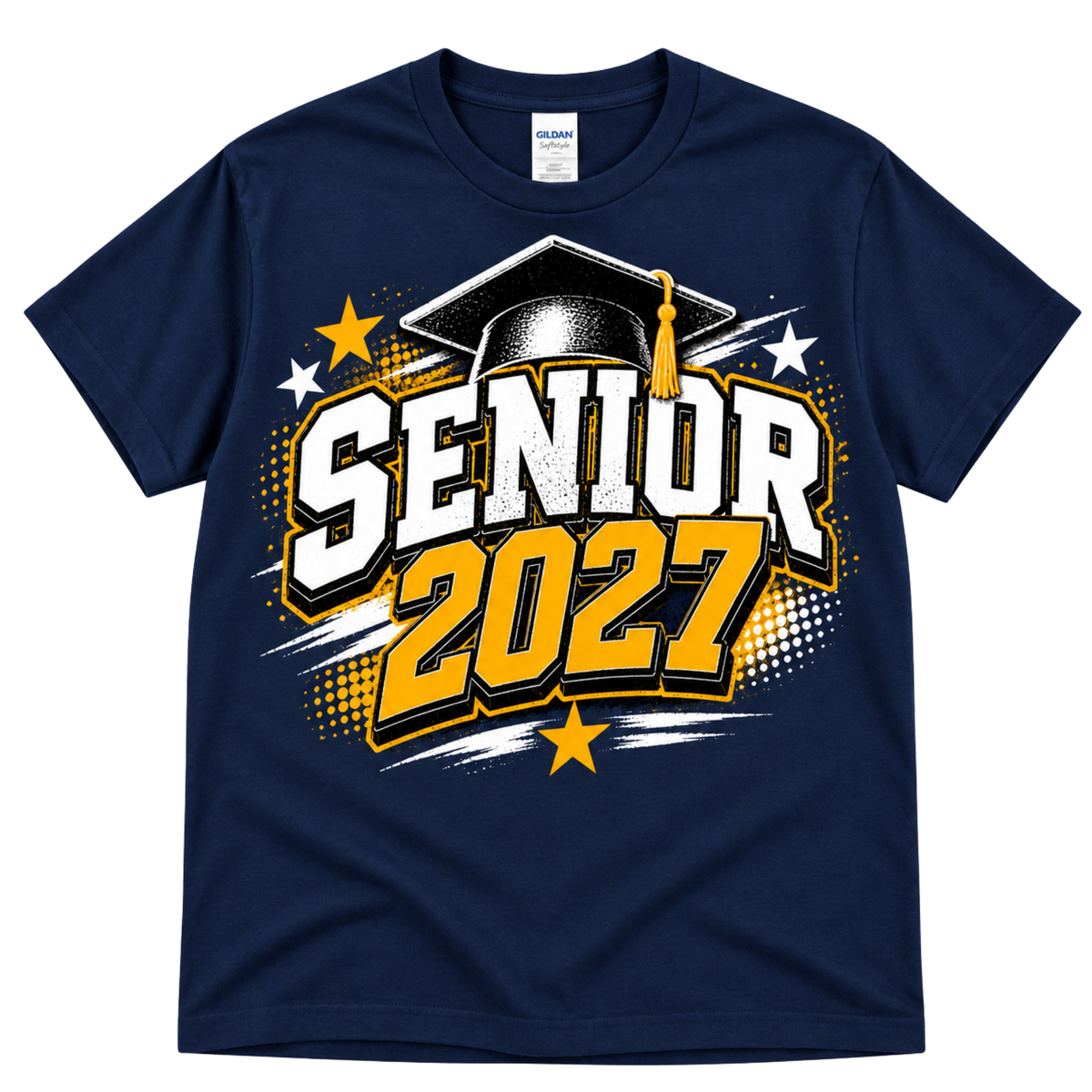 Senior 2027 Graduation Shirt – Varsity Style
