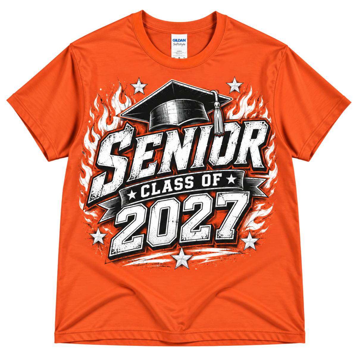 Senior Class of 2027 Graduation Shirt – Flame