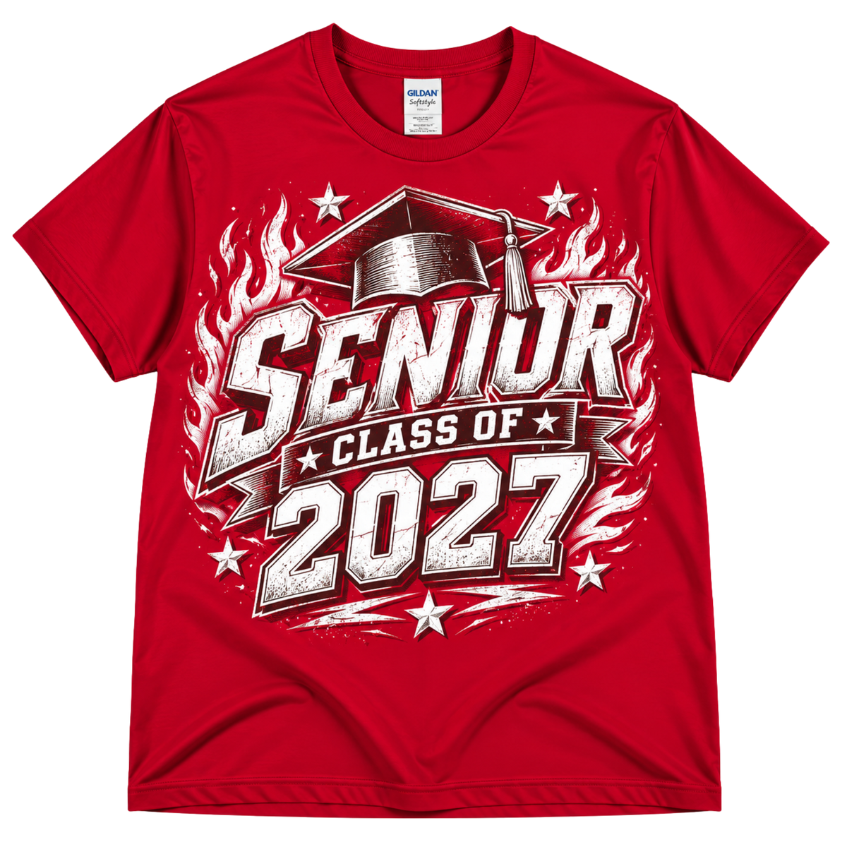 Senior Class of 2027 Graduation Shirt – Flame