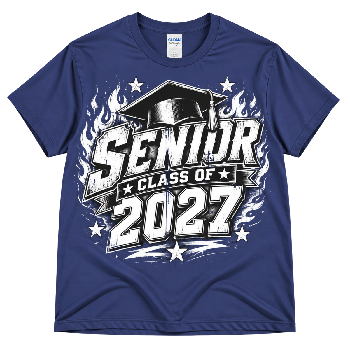 Senior Class of 2027 Graduation Shirt – Flame