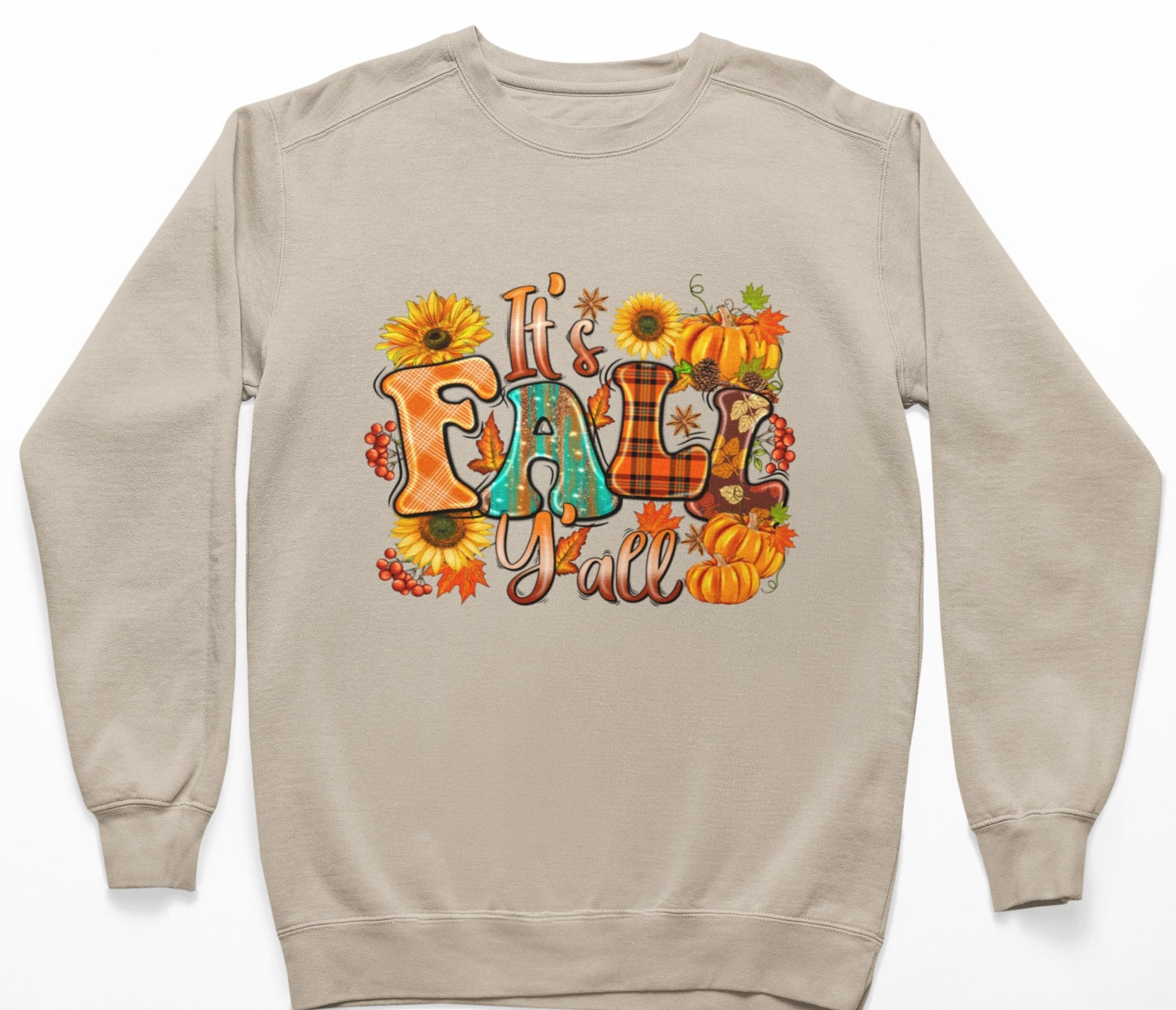 It's Fall Y'all" Sweatshirt - Perfect for Autumn Days