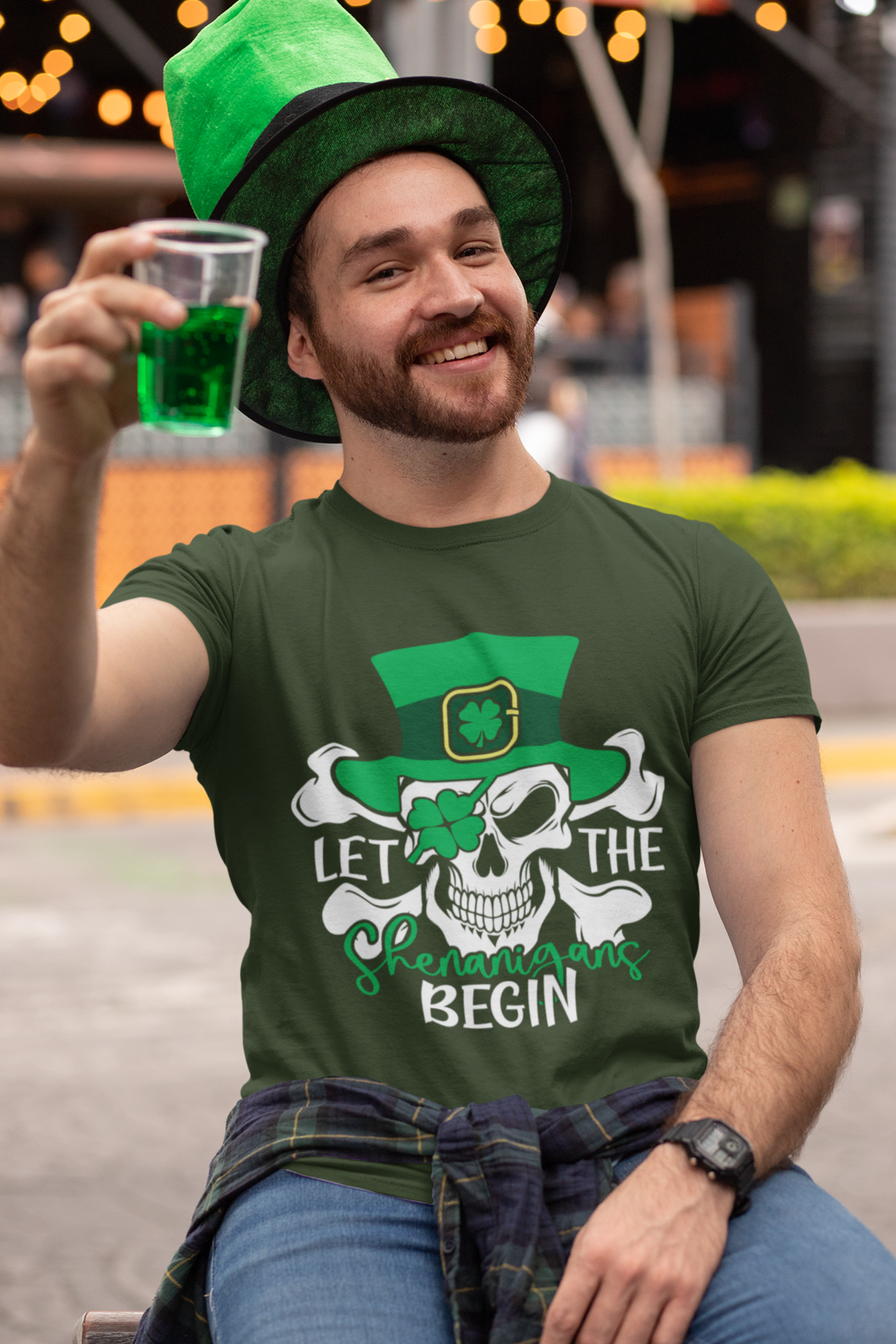 Let the shenanigans begin. St. Patrick's Day. Tshirt