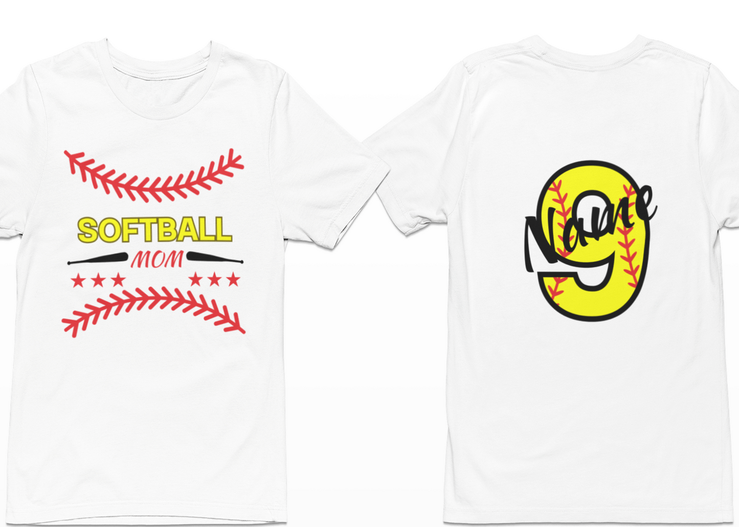 Custom Softball Supporter Tee, Personalized for the Proud Women in Your Player