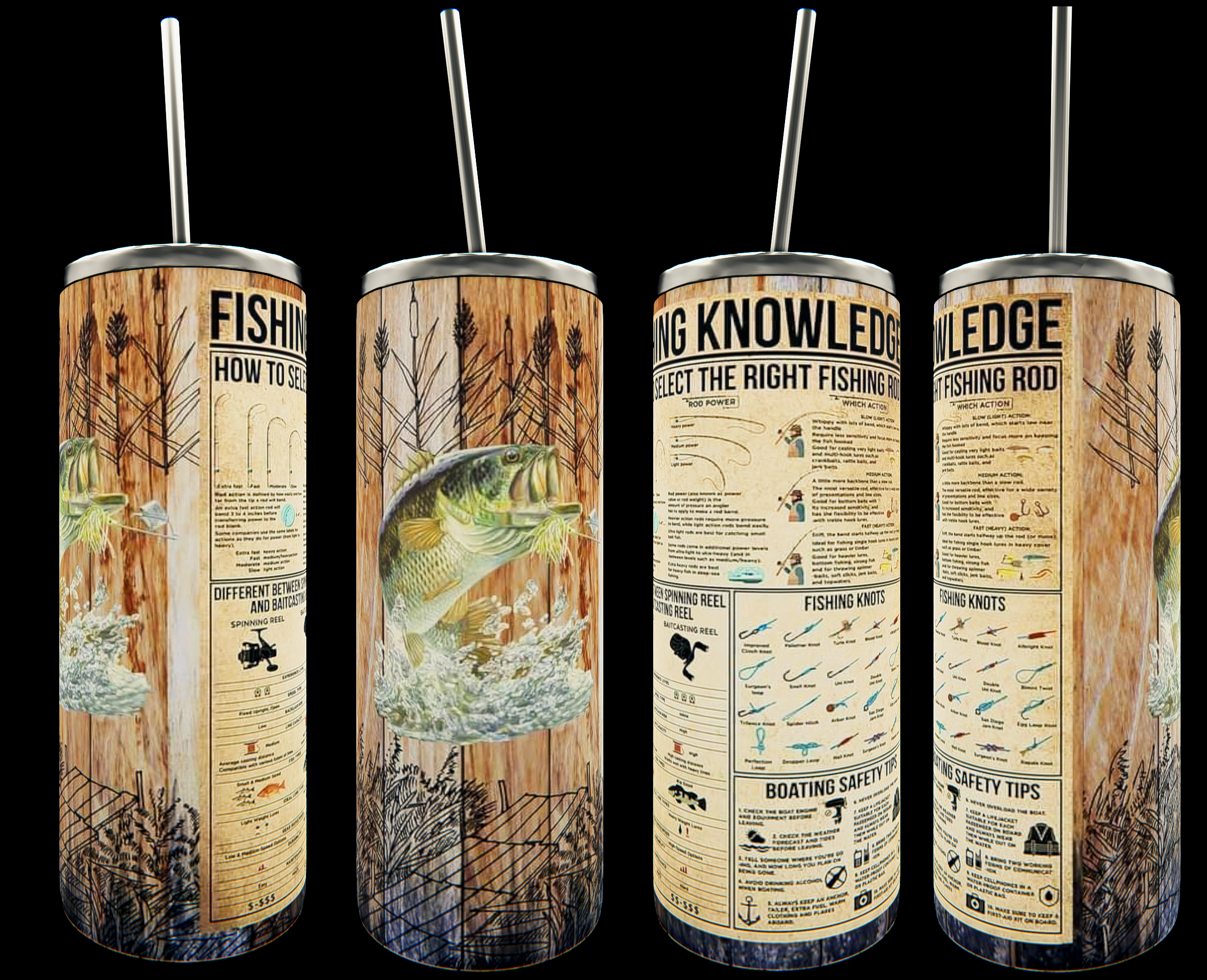 Hunting and Fishing Rules Tumblers