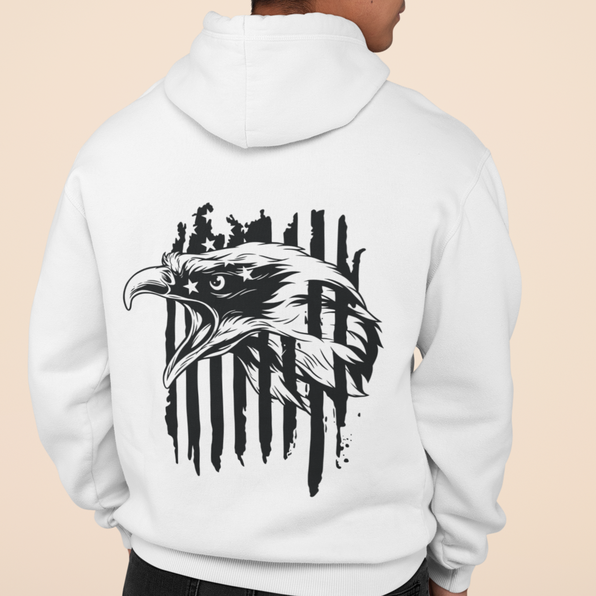 Eagle and Flag-Sweatshirt