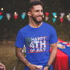 Happy 4th of July-T-shirt