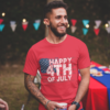 Happy 4th of July-T-shirt