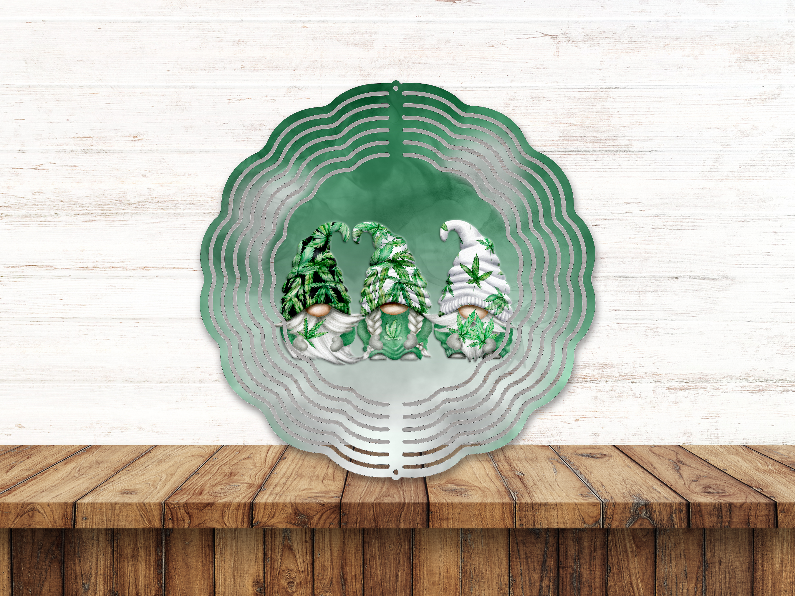 Wind Spinner-Smoking with My Gnomes