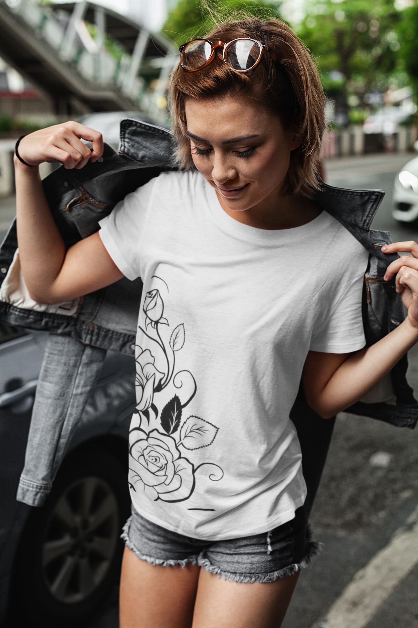 Flower Graphic T Shirt