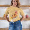 Tropical Orange Floral Tshirt