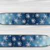 Snowflake Design Wristlet Keychain