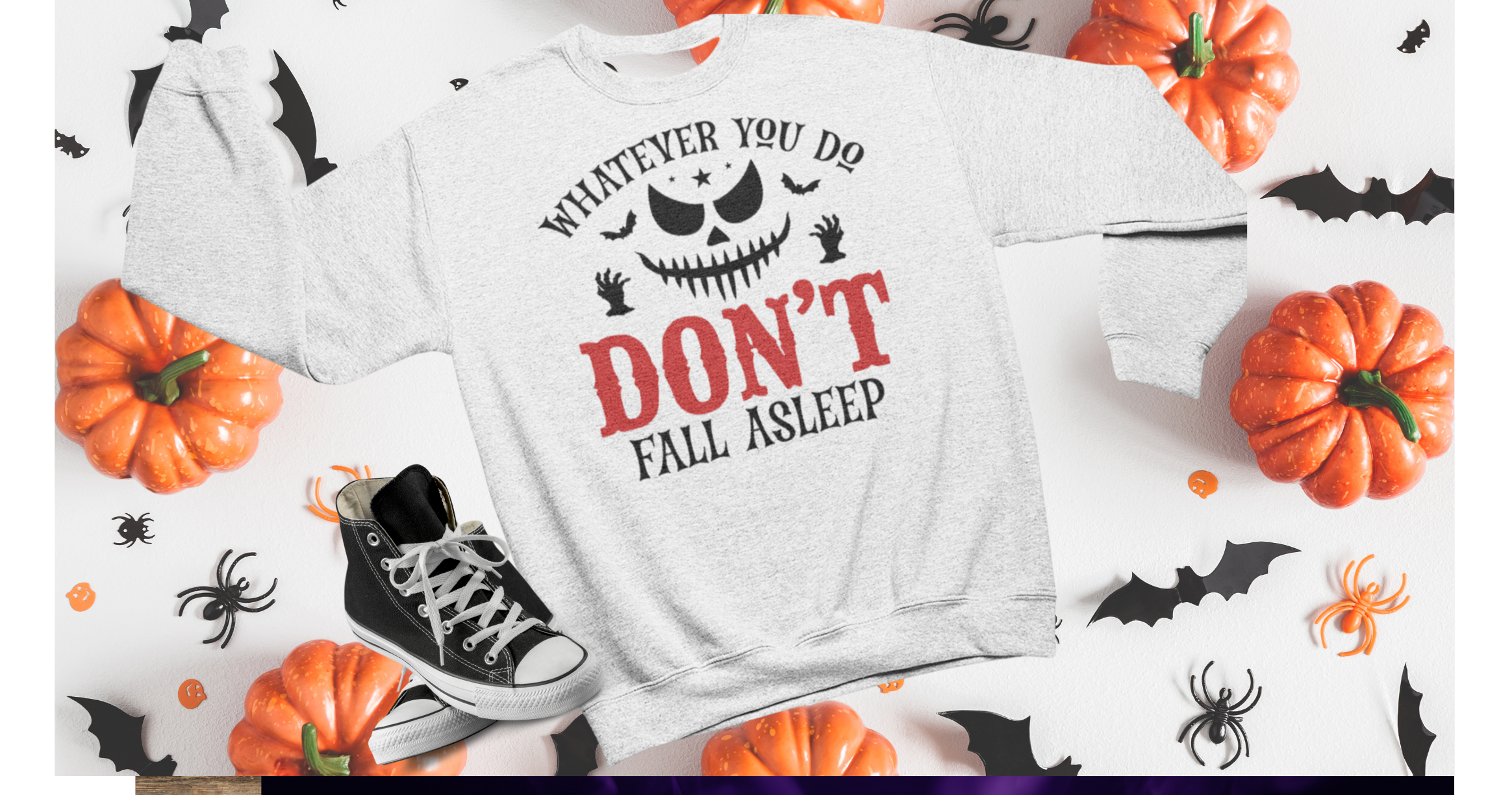 Don't Fall Asleep Graphic Sweatshirt