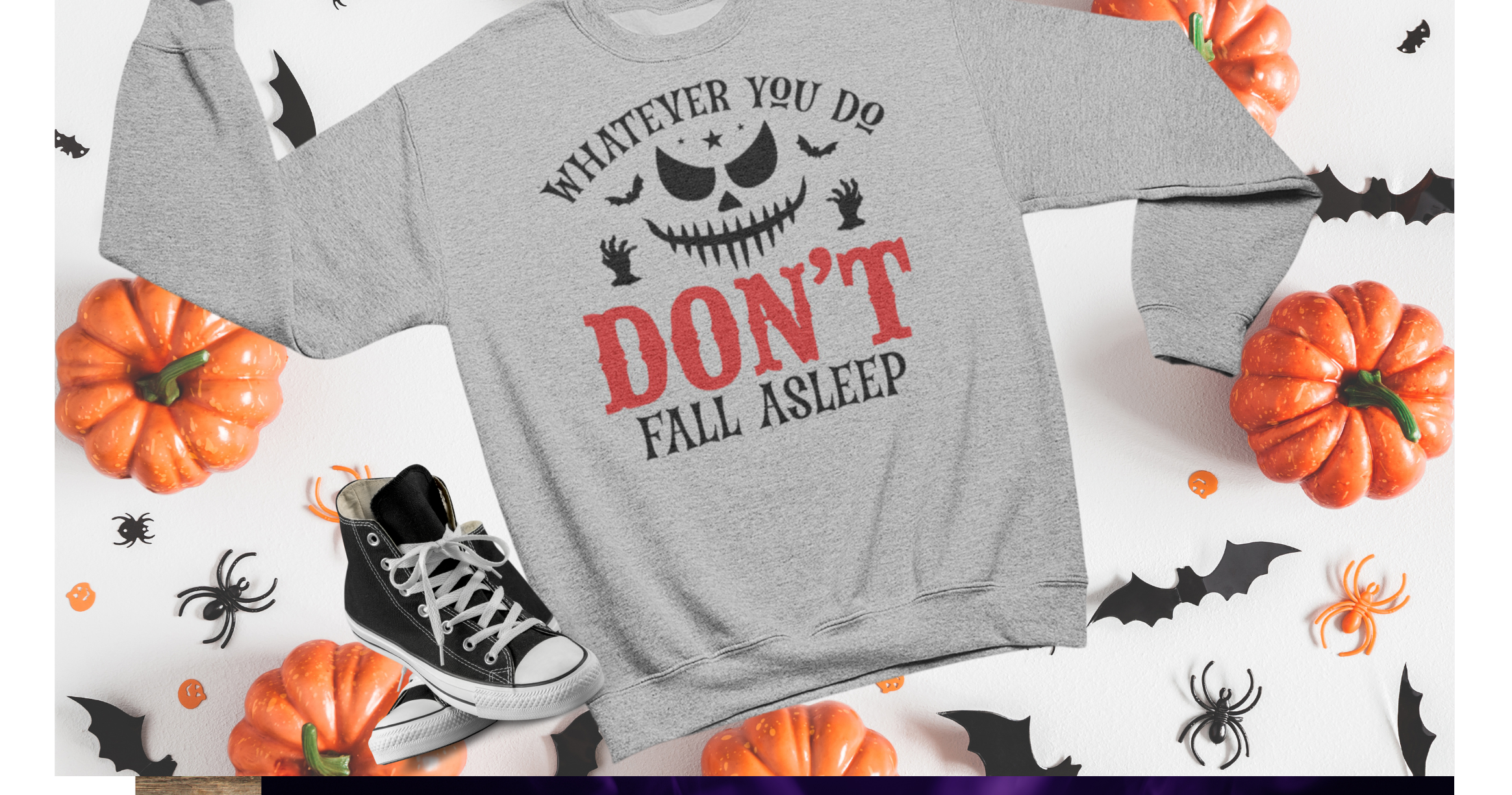 Don't Fall Asleep Graphic Sweatshirt