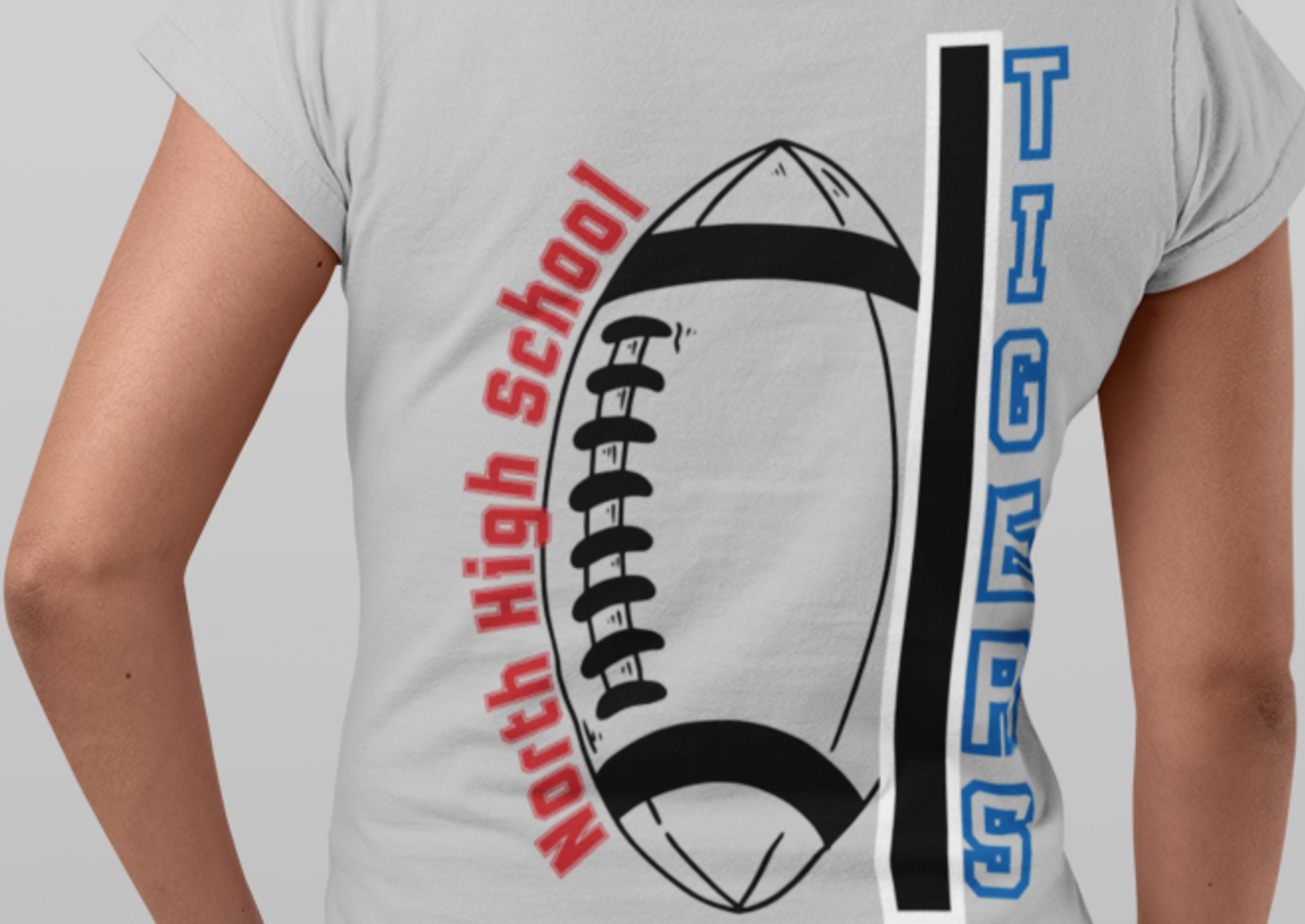 Custom-Designed High School Sports Shirt