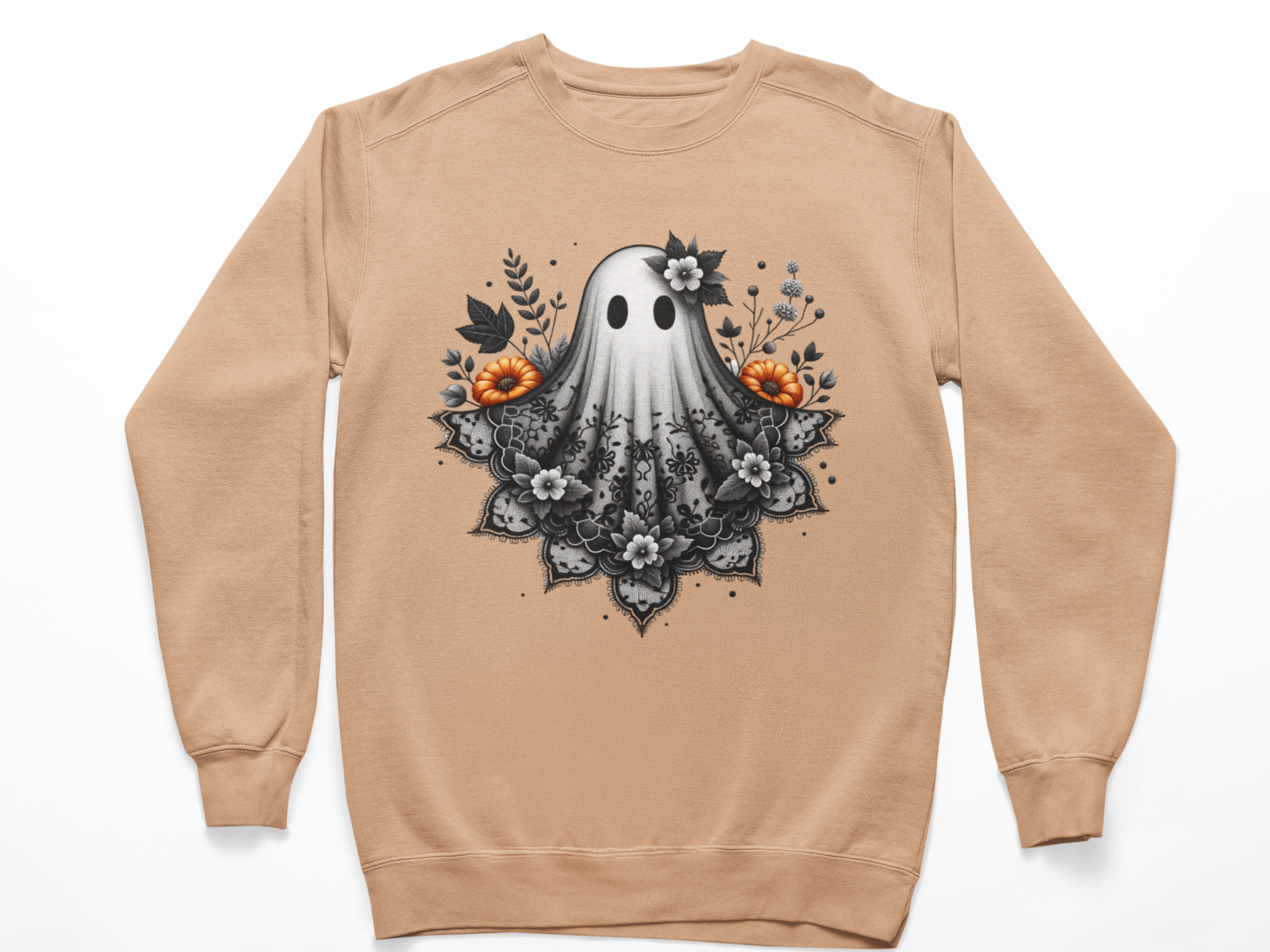 Black Lace Ghost Sweatshirt