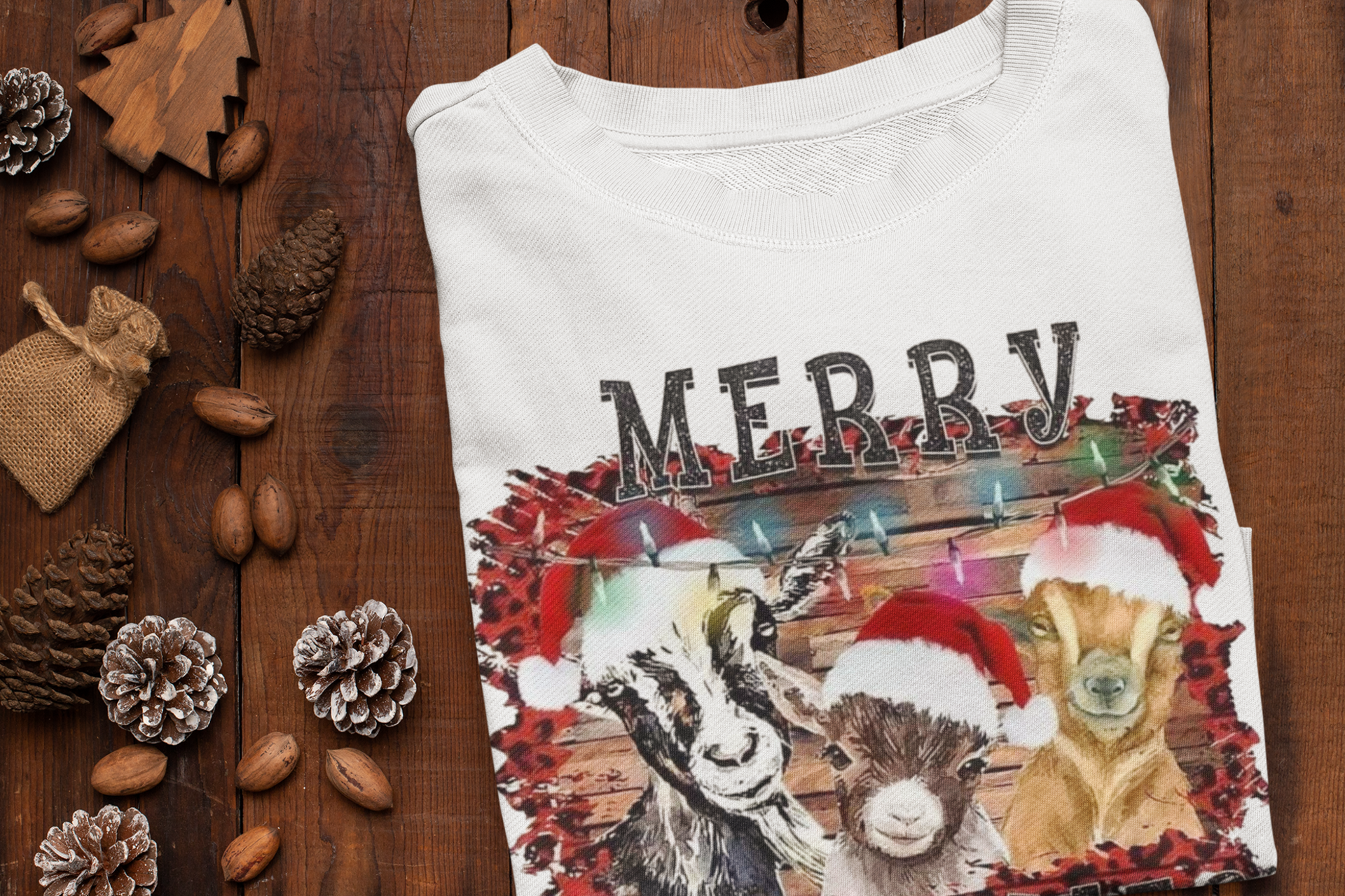 Cozy Christmas Sweatshirt- Favorite Farm Animal