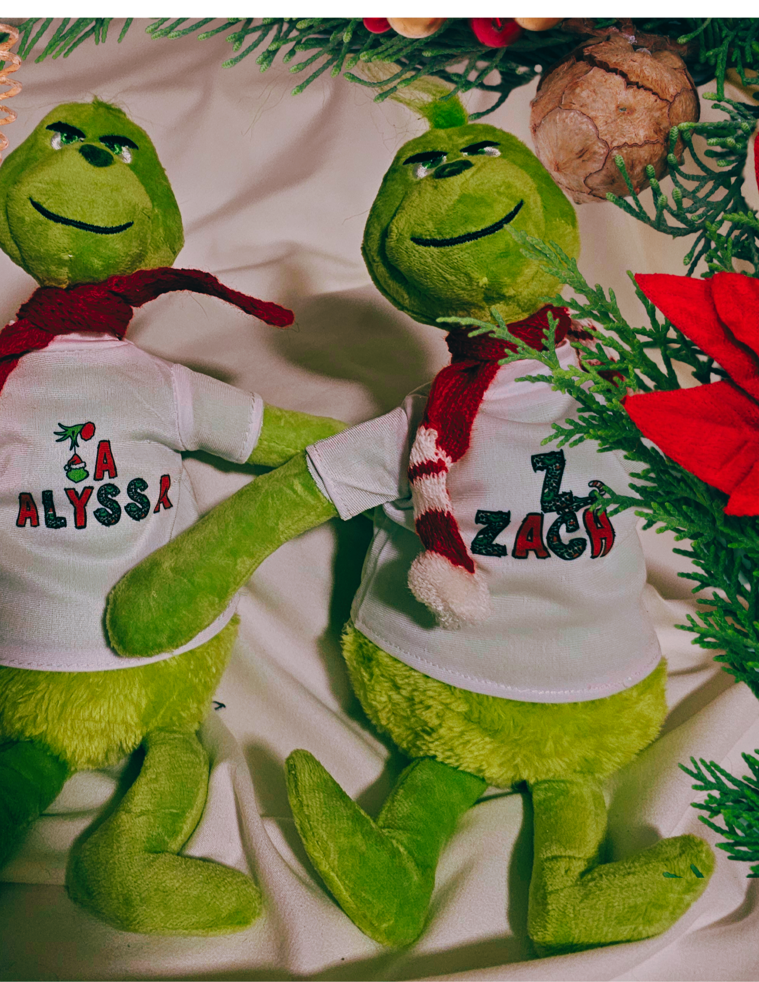 11 in. grinch plush doll-Personalized