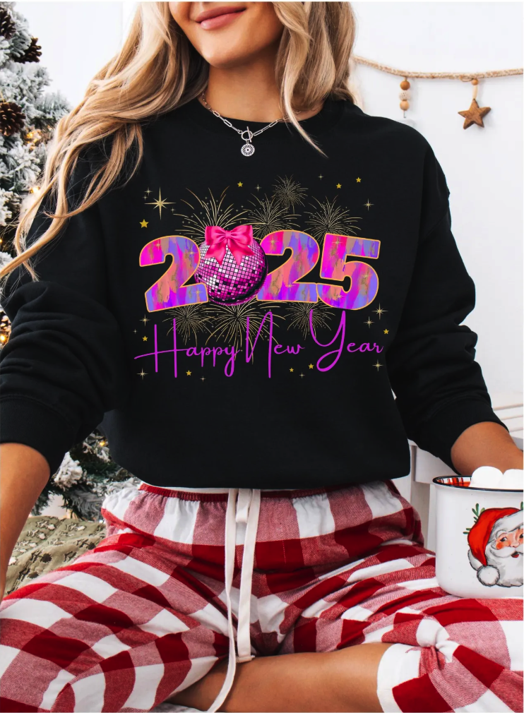 Festive 2025 New Year Sweatshirt