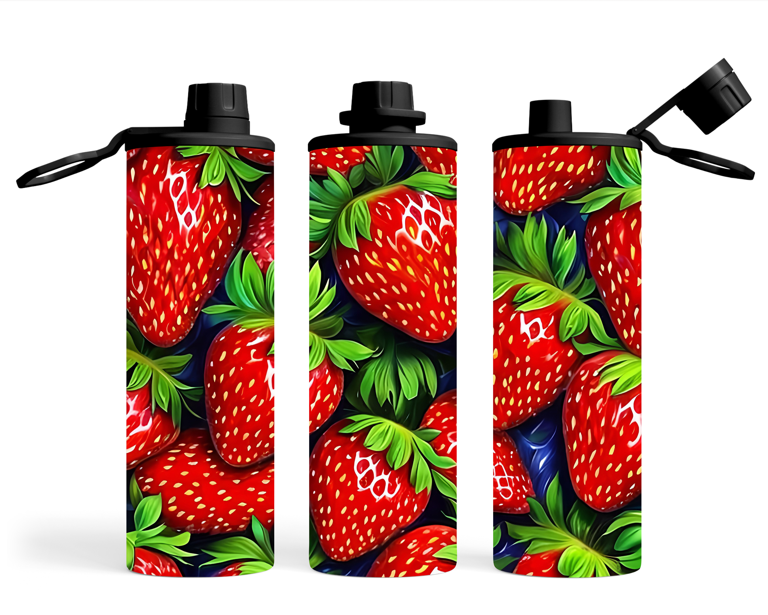 Vibrant Strawberry 20oz Sport Bottle