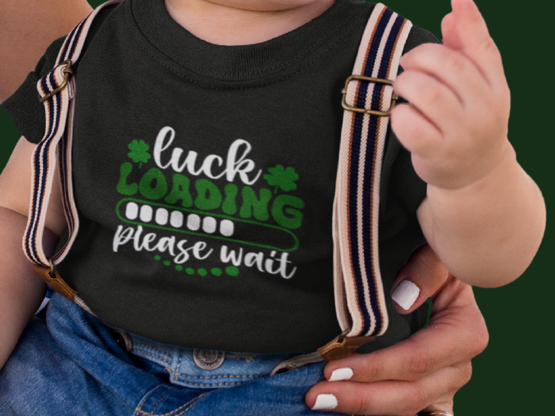 Luck Loading... St. Patricks Day Kids Tshirt