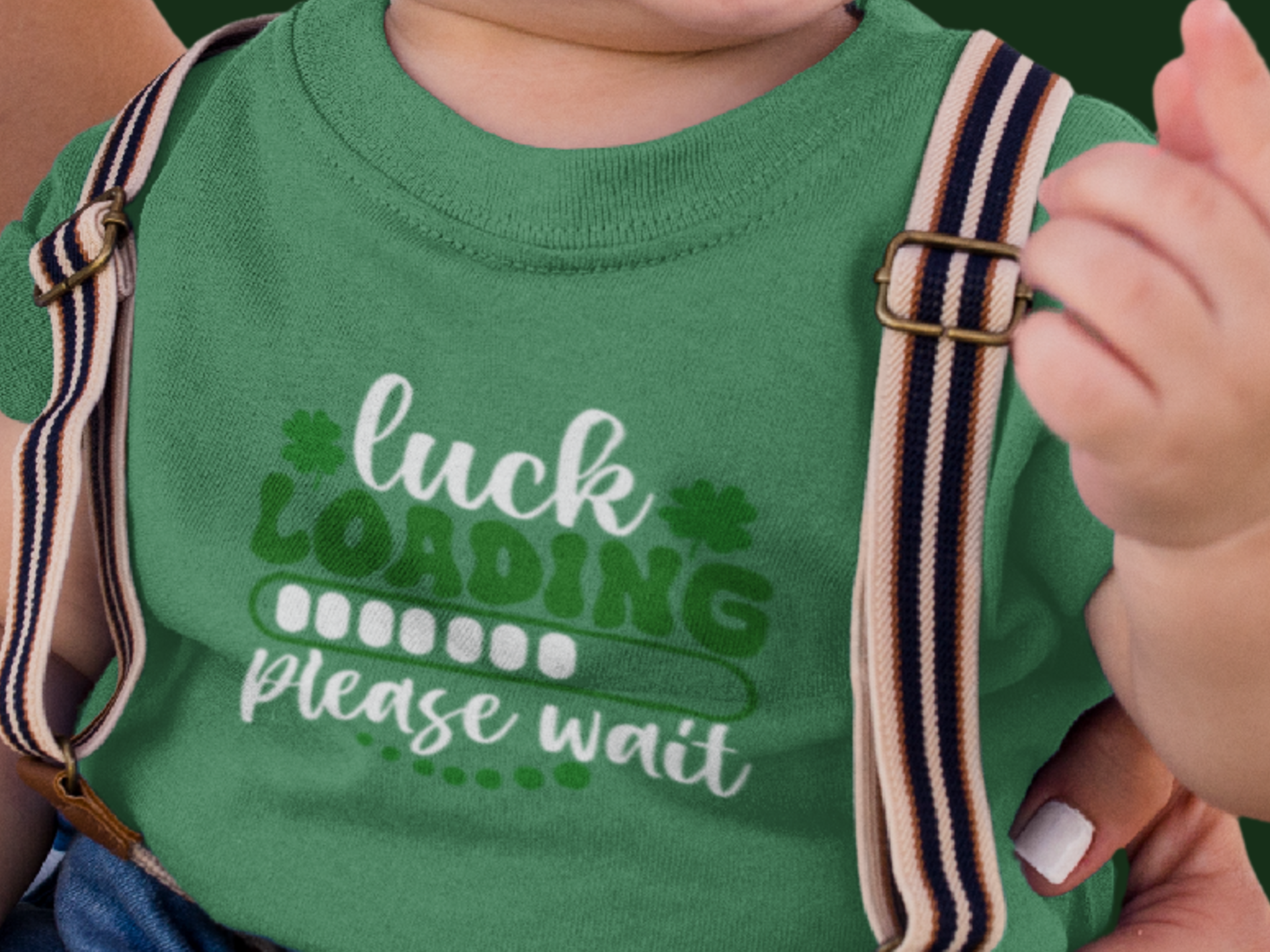 Luck Loading... St. Patricks Day Kids Tshirt