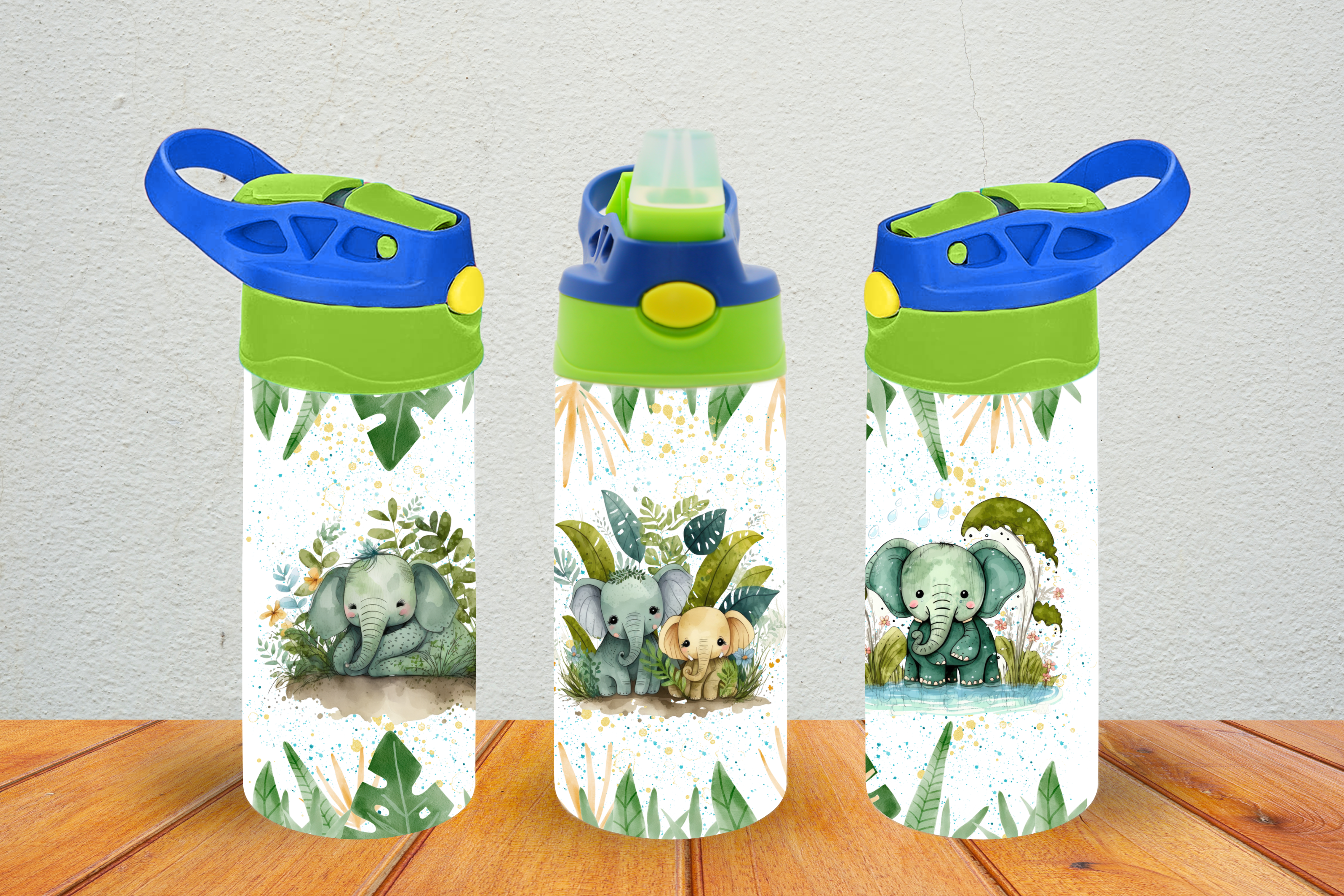 Adorable Baby Elephant Water Bottle