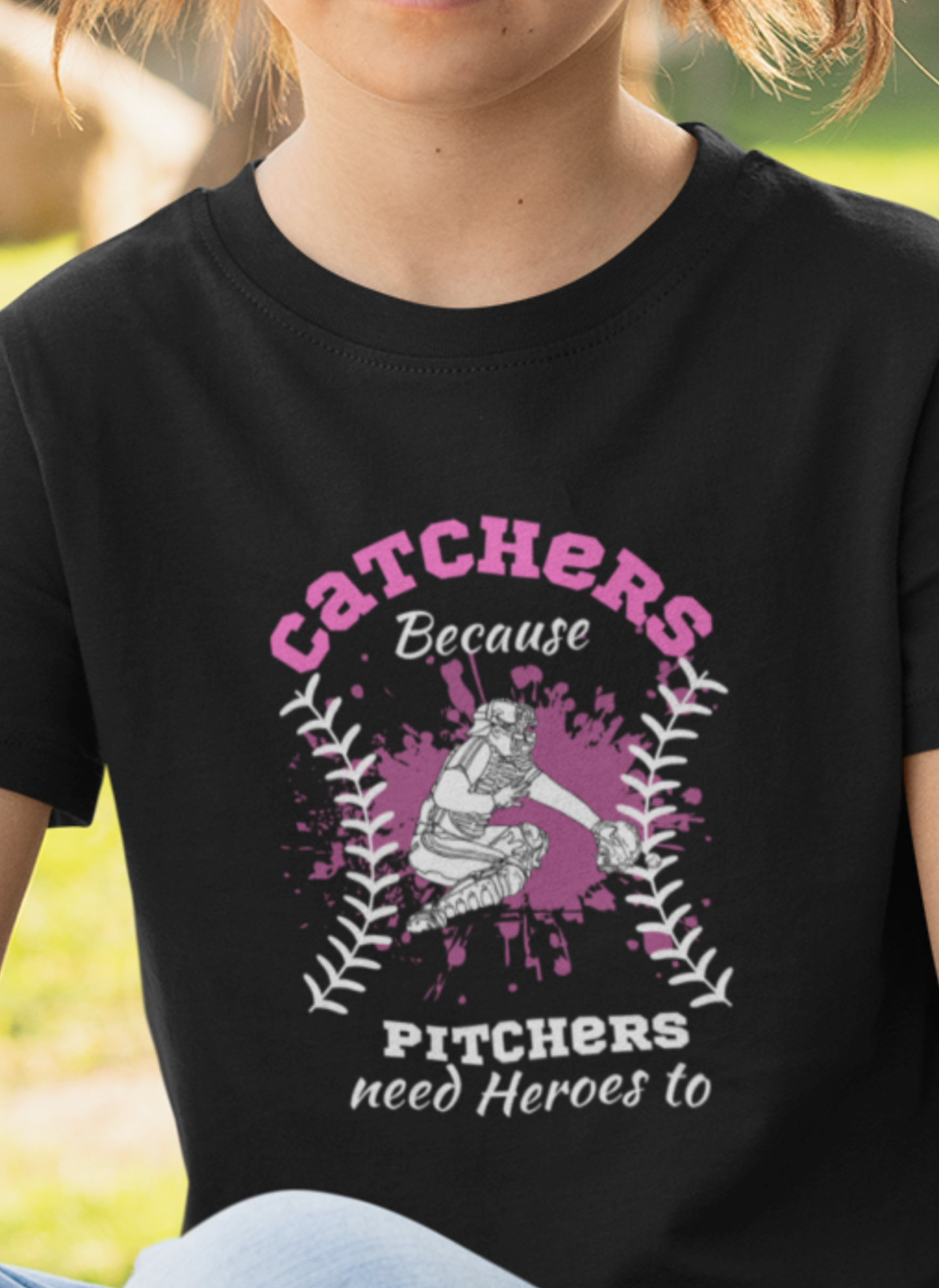 Catchers Softball  Youth Tshirt