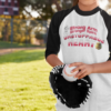 Strong Arm--Stronger Heart Youth Softball T-shirt