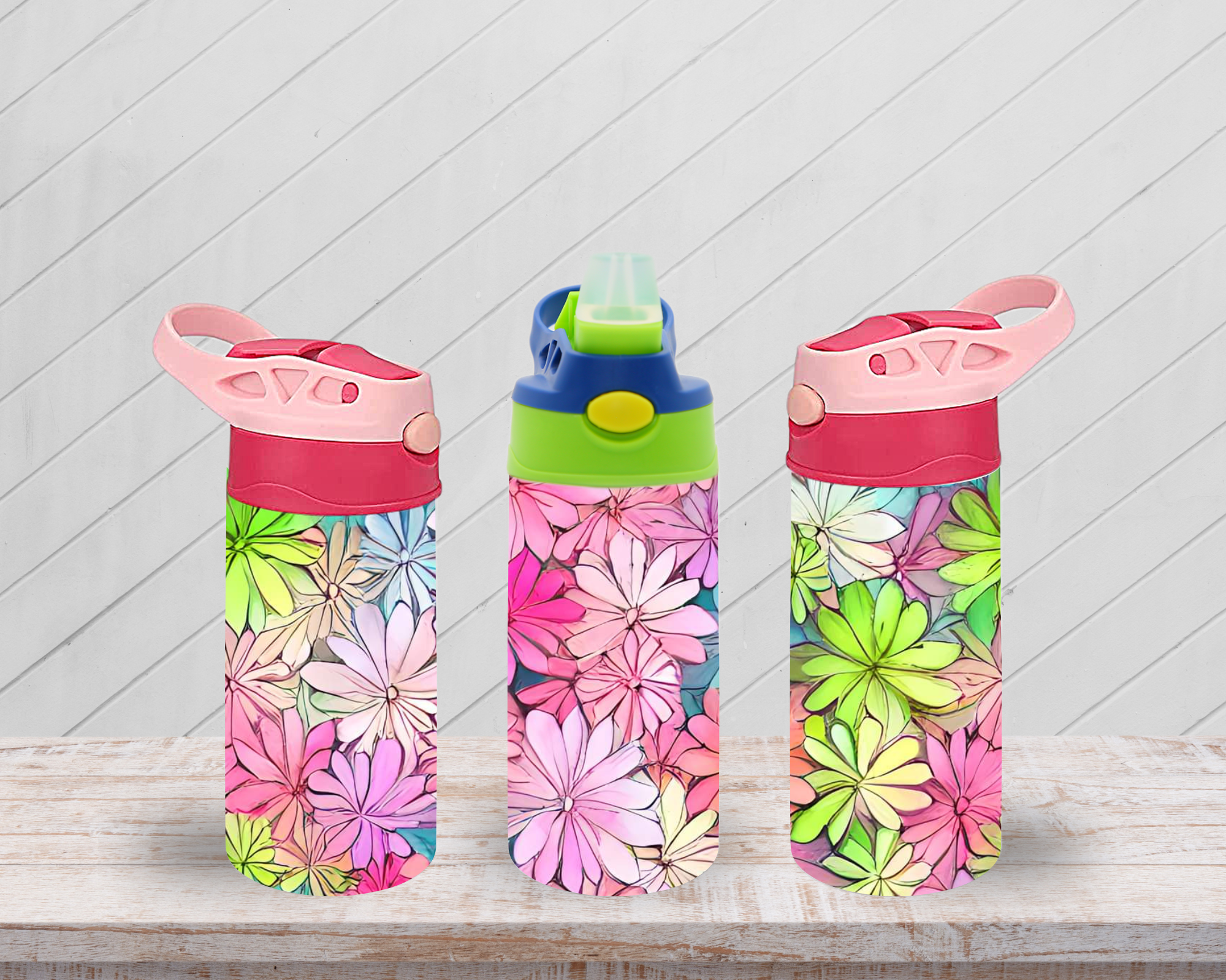 Floral Bliss Water Bottle – Hydration with a Touch of Elegance!