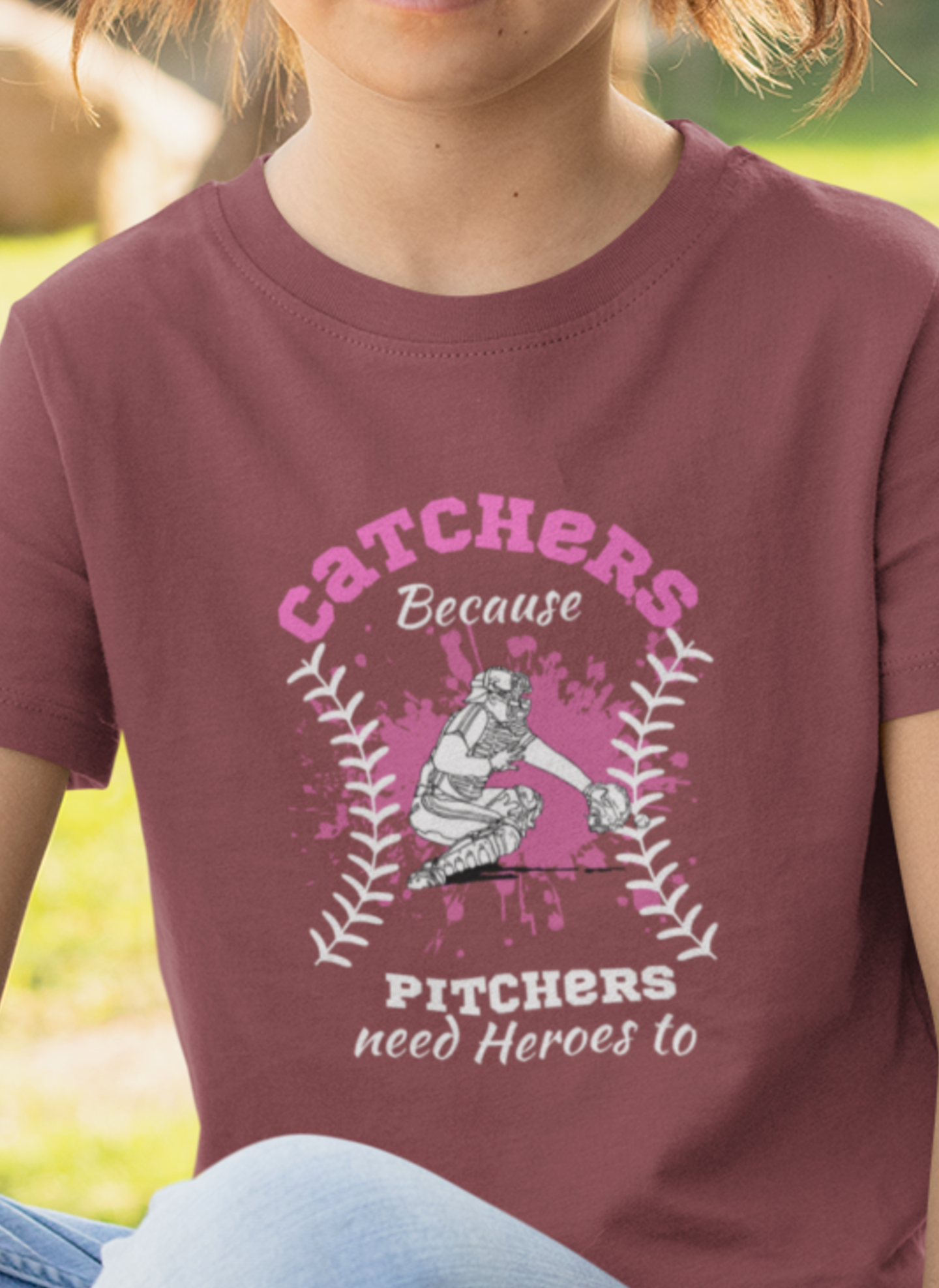 Catchers Softball  Youth Tshirt